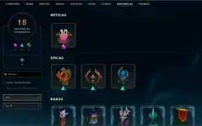 Conta desde season 2 - NV 369 - 386 Skins (Rammus Rei)