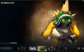 Conta desde season 2 - NV 369 - 386 Skins (Rammus Rei)
