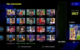 Efootball 2024 conta de pc painel da stean
