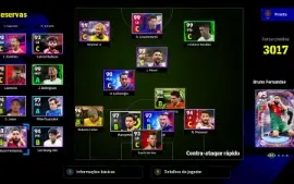 Efootball 2024 conta de pc painel da stean