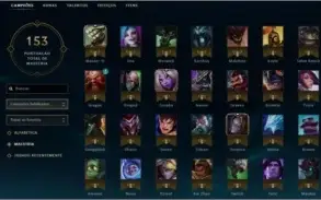 CONTA COM 81 CAMPEÕES E VARIAS SKINS MITICAS