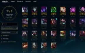 CONTA COM 81 CAMPEÕES E VARIAS SKINS MITICAS