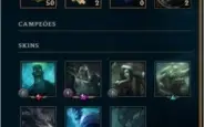 CONTA COM 81 CAMPEÕES E VARIAS SKINS MITICAS