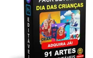 pack artes dia das crianças