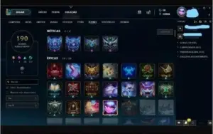 Conta LOL Diamante 4