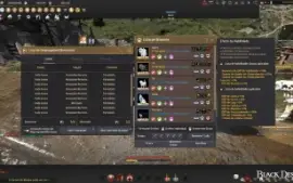 Black Desert SA 270 PA/317PD Magnus e terra do amanhecer