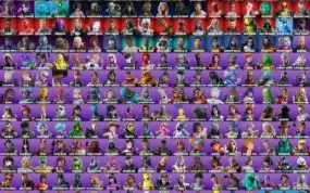 Conta de fortnite com salve o mundo antigo e 311 skins