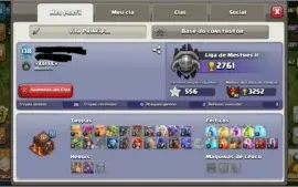 Vendo conta clash of clans cv10,standoff2 e clash royale.