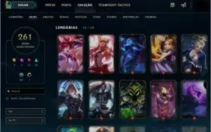 PLATINUM I ACCOUNT  261 SKINS