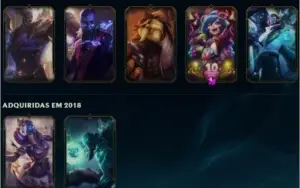 Conta LOL D4 25 Skins