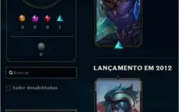 Conta LoL Diamante 1 com RP/E