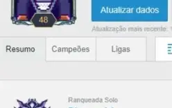 Conta LoL Diamante 1 com RP/E