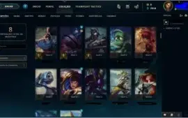 Conta League of Legends Smurf Level 11 7,9k EA