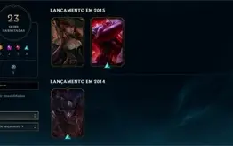 Vendo conta de lol lvl 62 e duas Skins vitoriosas