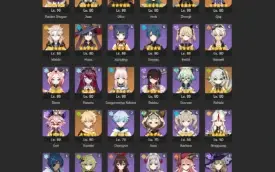 CONTA GENSHIN AR58 /15X5★/ Nahida, Shogun, Kokomi, Ayaka