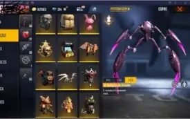 Vendo conta free fire gemada barato