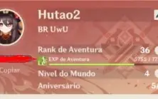 Conta com Hu Tao e Jean AR 36