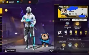 Conta de free fire gemada
