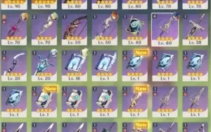 Diluc, Venti, Klee, Childe,Keqing, Mona, + Todos 4*