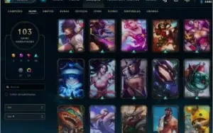 Conta Lol Plat1 Varias Skins E icones