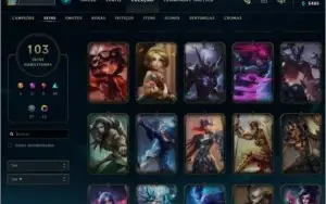 Conta Lol Plat1 Varias Skins E icones