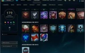 Conta Lol Plat1 Varias Skins E icones