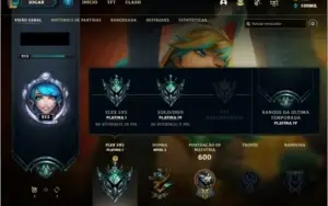 Vendo conta lol plat IV (195 skins, todos champs)
