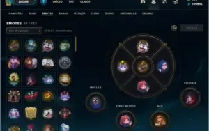 Vendo conta lol plat IV (195 skins, todos champs)