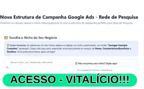 Crie Anúncios do Google Ads na Rede de Pesquisa em Segundos