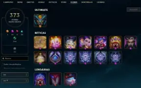 Conta League Of Legends Diamante 1 313 Skins