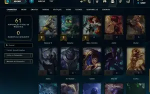 Conta diamante 3 com 40 Champs e 8 Skins