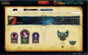 CONTA LEAGUE OF LEGENDS PLAT 4