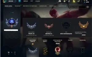 Conta prata 3 com TODOS os champs e 106 Skins + 4 Vitoriosas