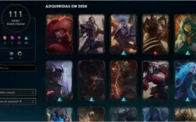 Conta League of Legends 111 skins ouro 4