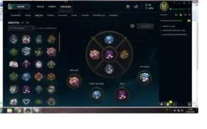 CONTA LEAGUE OF LEGENDS PRATA COM 9 PAGINAS DE RUNA 56 SKIN