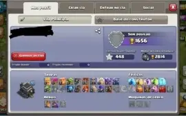 Conta clash of clans cv9