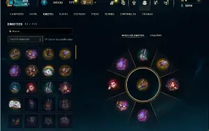 Platina 3 com 27 Champs e 6 Skins