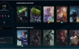 Conta League of Legends Lol Smurf Com Varias Skin