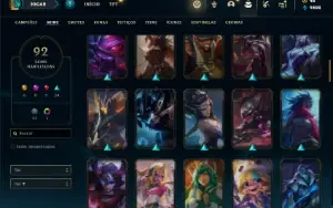 Conta diamante 2 com 150 Champs e 92 Skins
