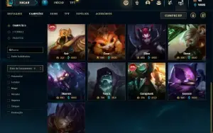 Conta diamante 2 com 150 Champs e 92 Skins