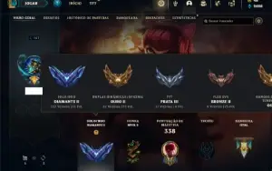 Conta diamante 2 com 150 Champs e 92 Skins