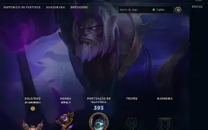 Conta league of legends nível 418