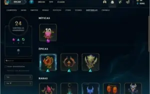 Conta Lol,Diamante 3 solo/diamante4 flex,147 campeões,94skin