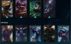 CONTA LOL 53 SKINS UNRANKED