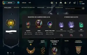 Conta smurf Gold 3 mmr otimo e subindo