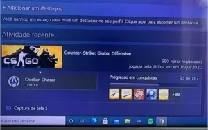 CONTA STEAM - 5 anos de serviço + 4 jogos TOP