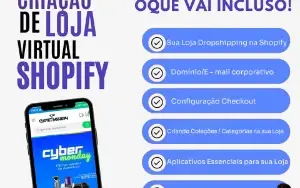 Criação de Site (Loja Digital) shopify