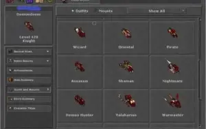 Tibia - EK 428 - Sword 114/107 ML 11 - Opt-pvp