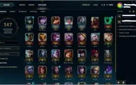 Vendo conta no League of Legends Prata3 com todos os champs