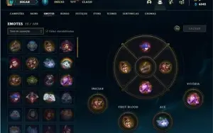 Conta prata 3 com 33 Champs e 9 Skins + 2 Fragmentos